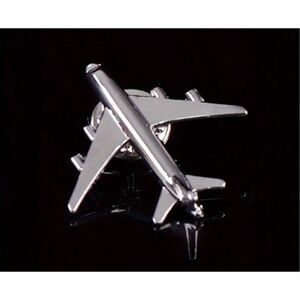 Airplane Jet Tie Tack or Pin
